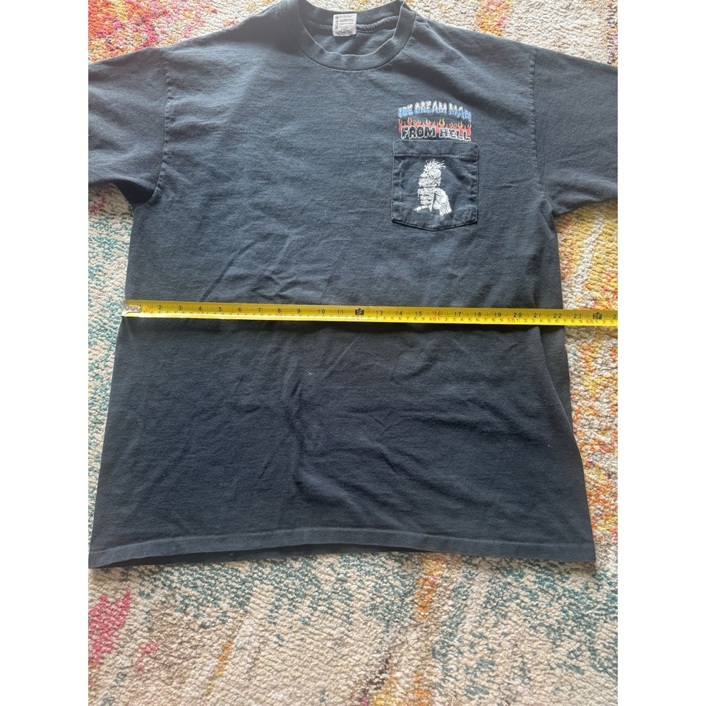 Vintage harley 90s Ice cream man from hell biker Motorcycle Shirt Men's XL - Picture 7 of 7